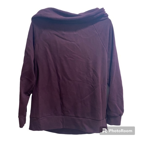 Womens Victoria Secrets Sports Burgundy Pullover Size Medium - Picture 2 of 3